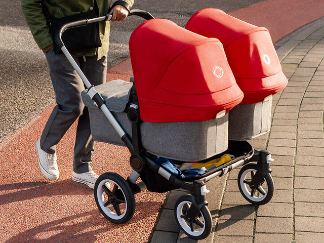 Kinderwagen 3 in 1 für Zwillinge